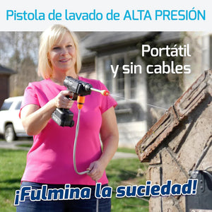 TurboWash™ Pistola alta presión profesional portátil