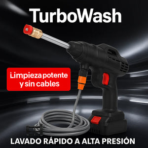 TurboWash™ Pistola alta presión profesional portátil