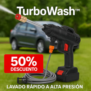 TurboWash™ Pistola alta presión profesional portátil