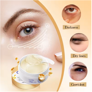 SADOER Máscara de Colágeno de Cristal para Ojos – Adiós Ojeras, ¡Hola Mirada Fresca!